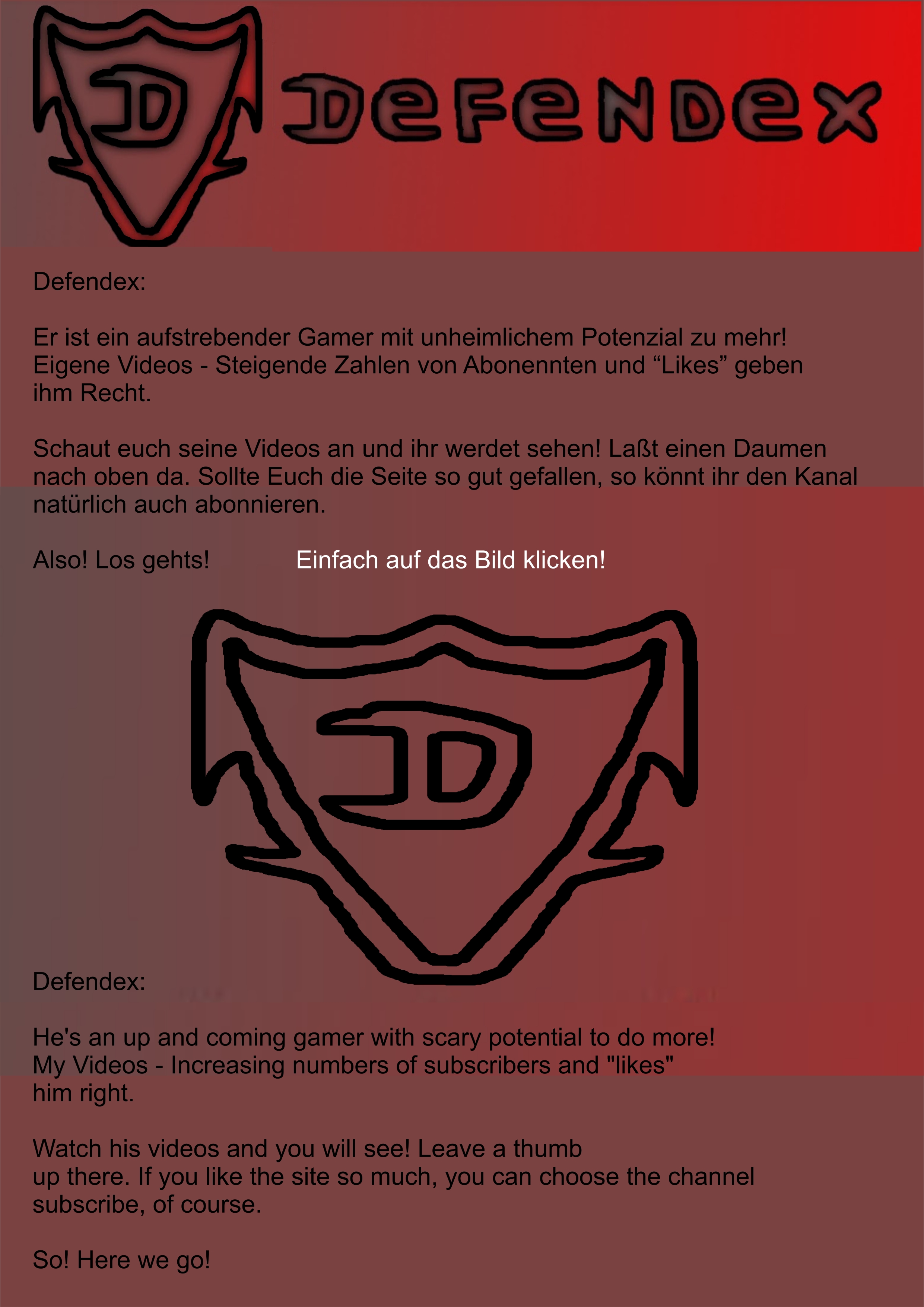 Niemand spielt so wie Defendex - Minecraft