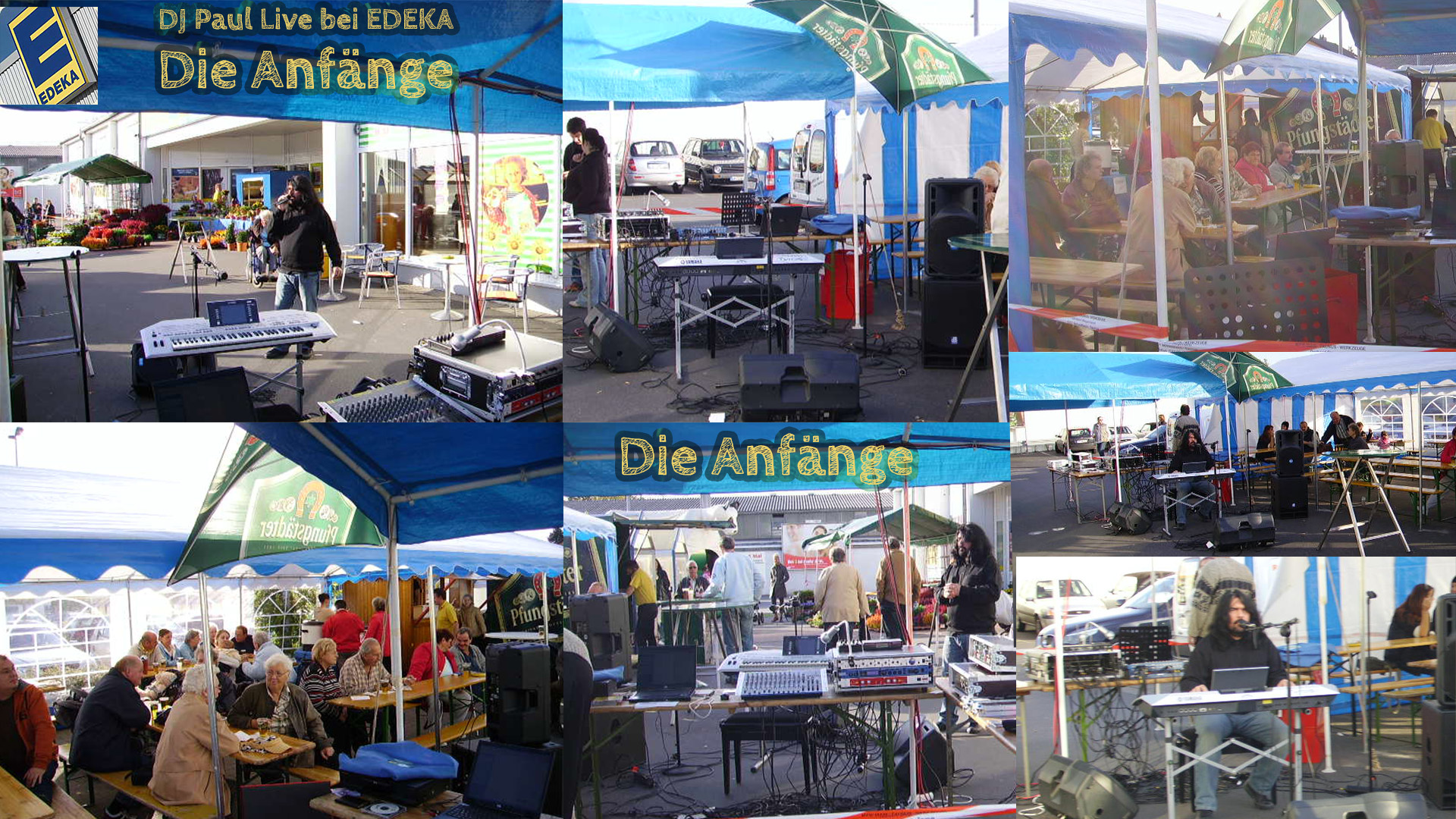 So habe ich begonnen - Kleine Konzerte - hier bei EDEKA in Dietzenbach
